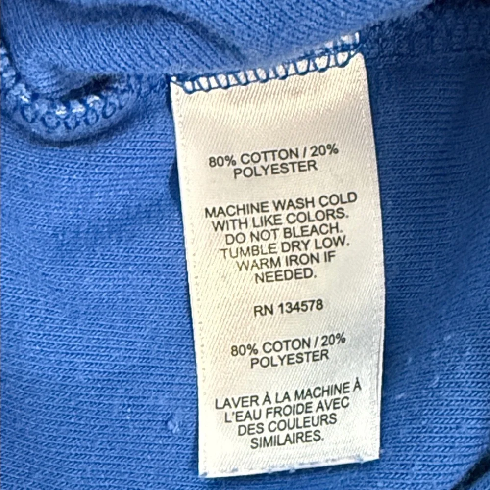 Vineyard Vines Terry Athletic Shorts Blue Youth Boys’ 7 Pockets Drawstring Waist